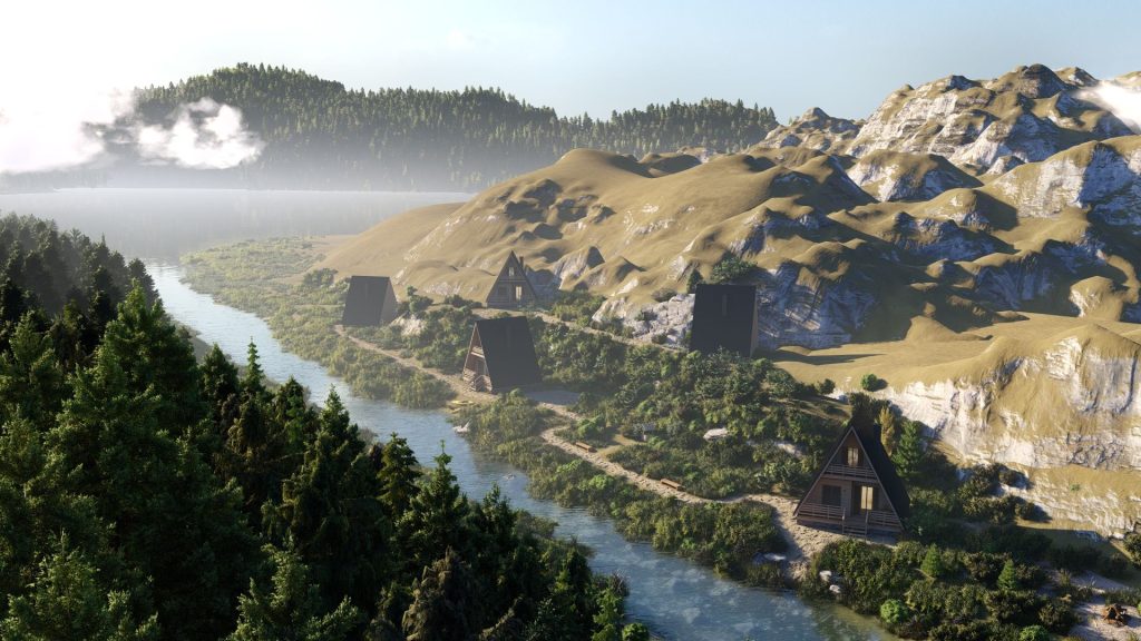 Landscape Architecture Rendering - Lumion