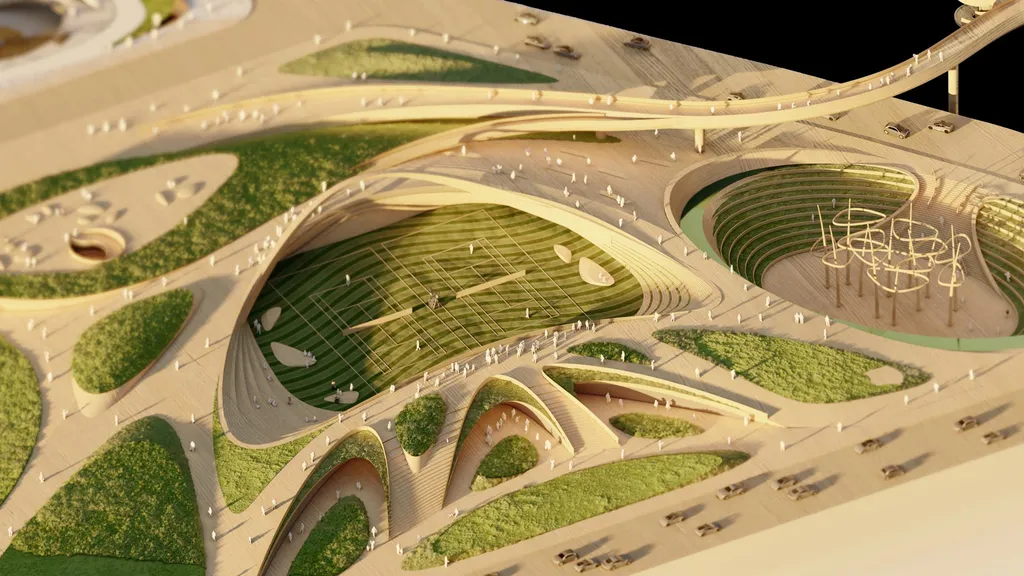 Render de paisajismo y arquitectura con Lumion